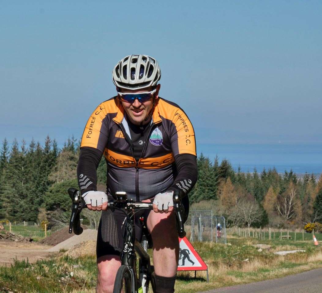 Elgin Cycling Club's Pluscarden Hilly Time Trial. Photo: Tony Carroll