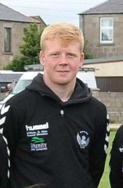Taylor Thain came through the Forres Mechanics youth ranks in 2019.