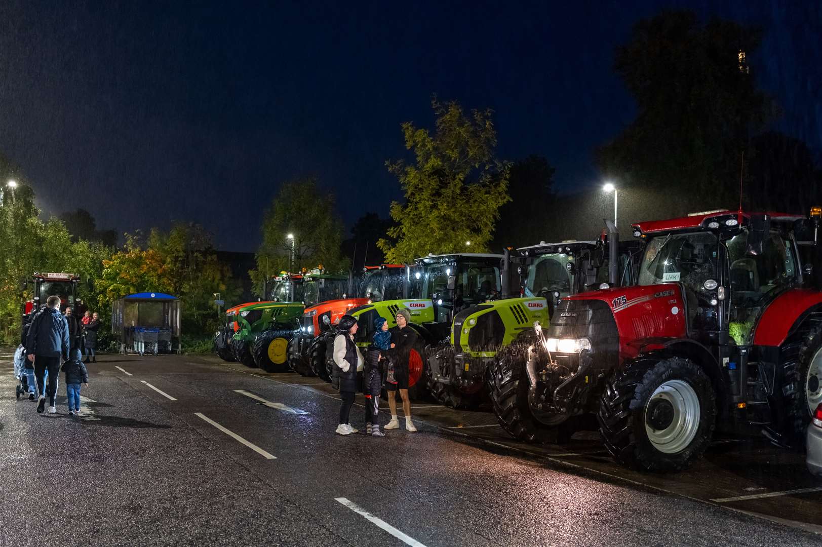A charity tractor run, put on by Lower Speyside Young Farmers, ran between Forres and Elgin. Picture: JasperImage