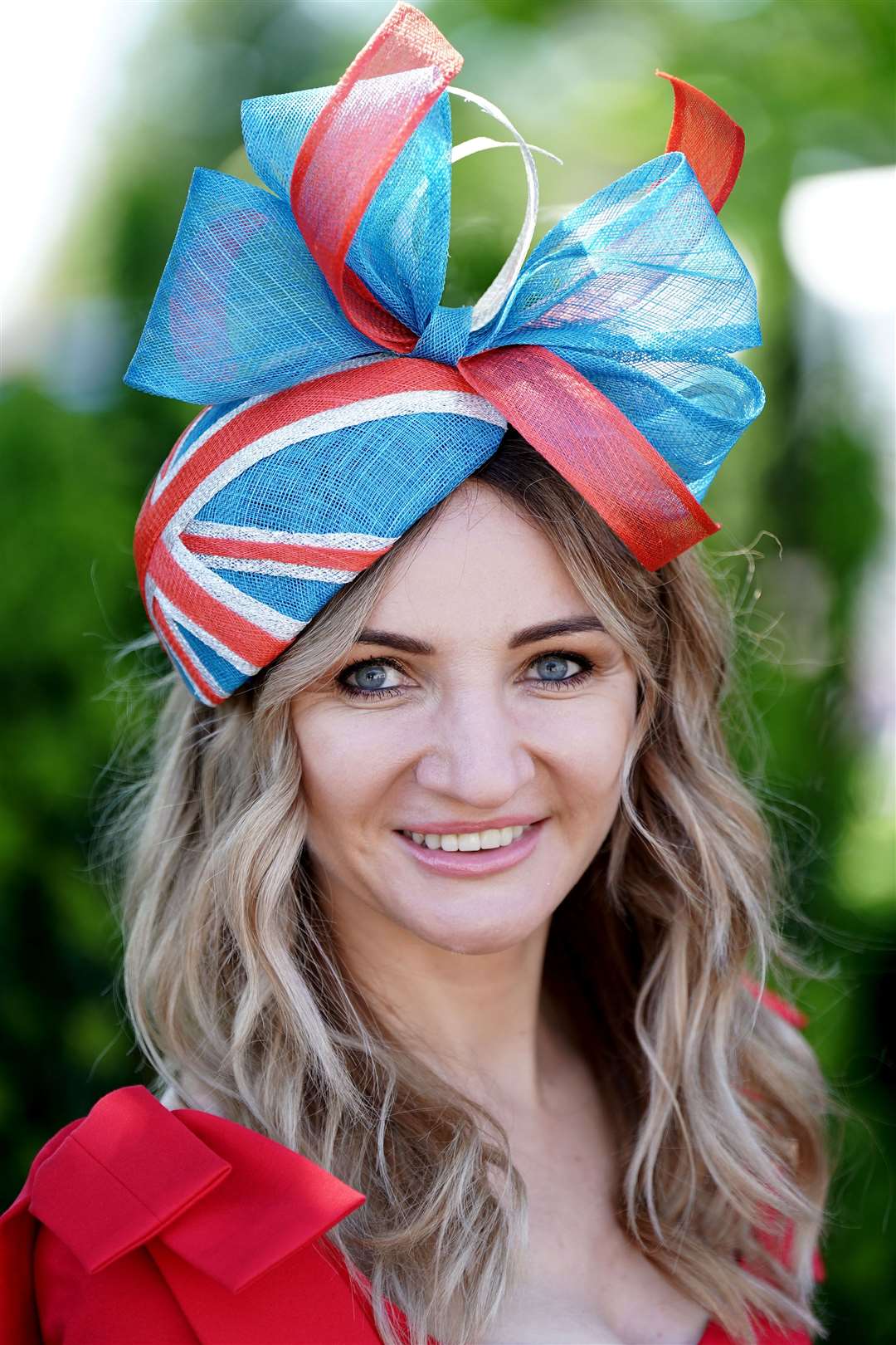 Red, white and blue hats proved popular at Royal Ascot (Aaron Chown/PA)