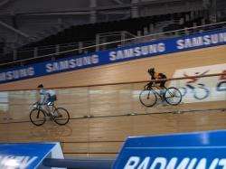 Forres cyclists try out new velodrome