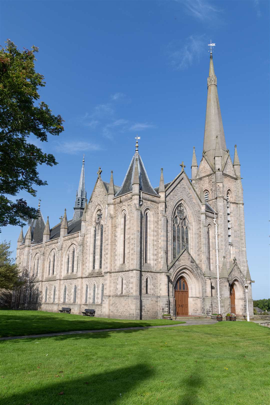 There has been a church on the site since the 1200s when King Alexander III erected a chapel in memory of his late wife Margaret and dedicated it to St Laurence, the patron saint of Forres.