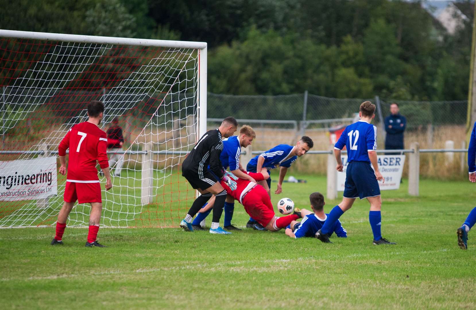 Forres Thistle won 3-0 at Glentanar. Picture: Becky Saunderson..