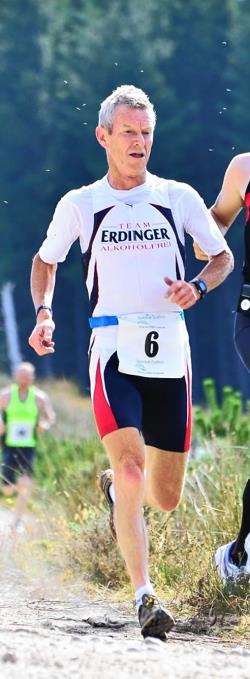 Douglas Cowie won the Dambuster Duathlon in his age group to qualify for the GB team competing at the world Suathlon Championships in Spain