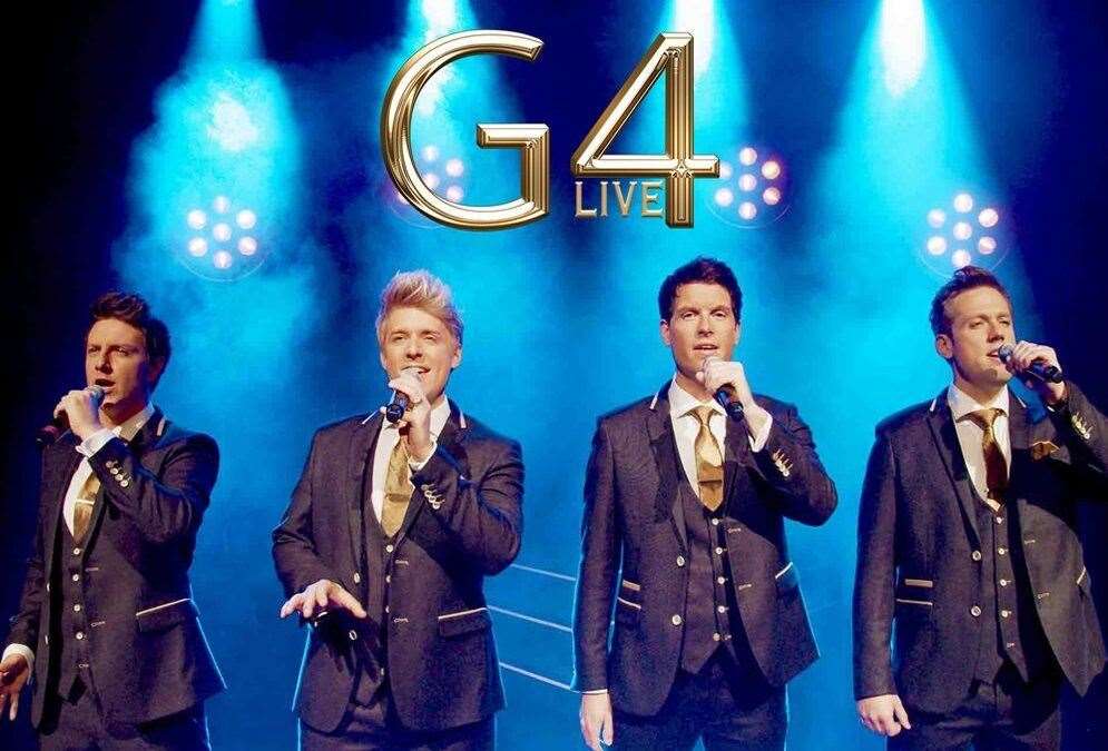 Classical-crossover vocal quartet G4 will be performing in the Granite City.