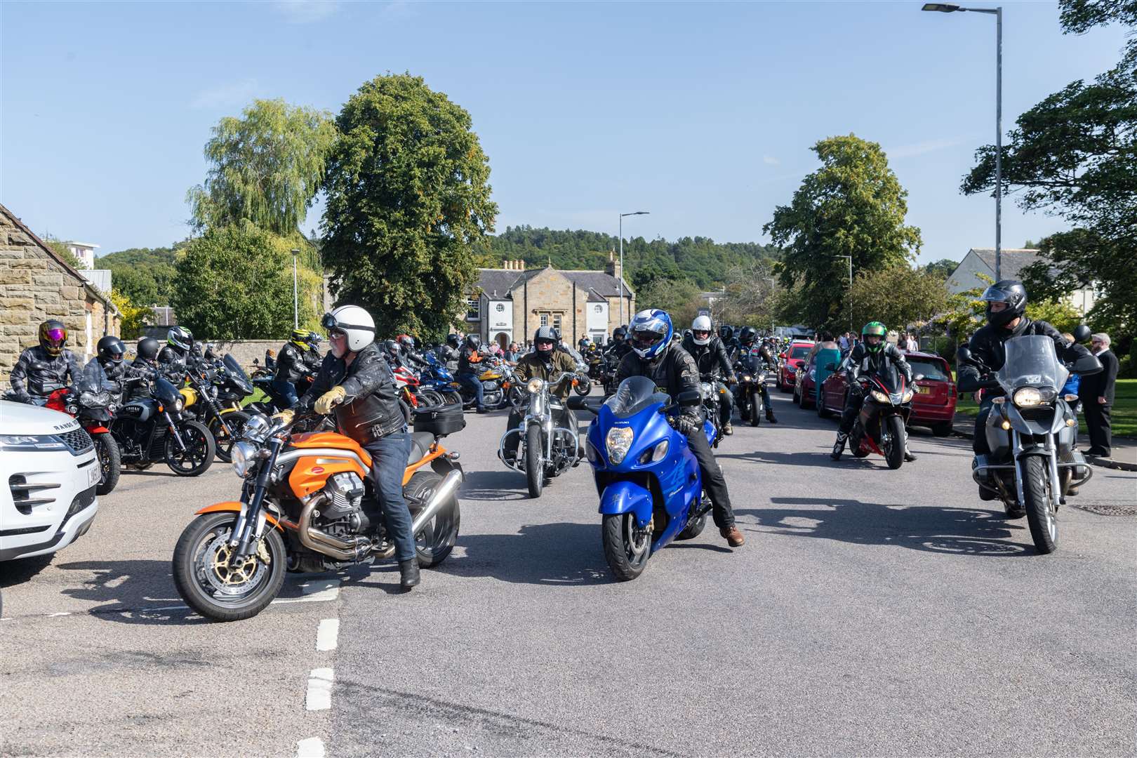 Bikers turned out in their hundreds. Picture: Beth Taylor