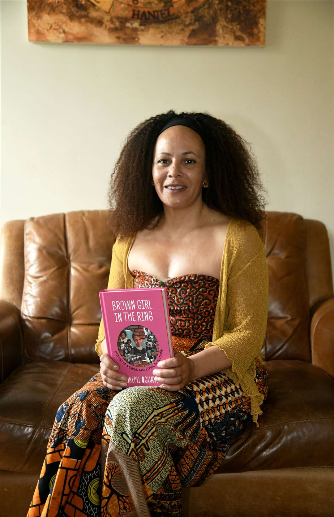 Author Olukemi Ogunyemi with her new book Brown Girl in the Ring. Picture: Beth Taylor