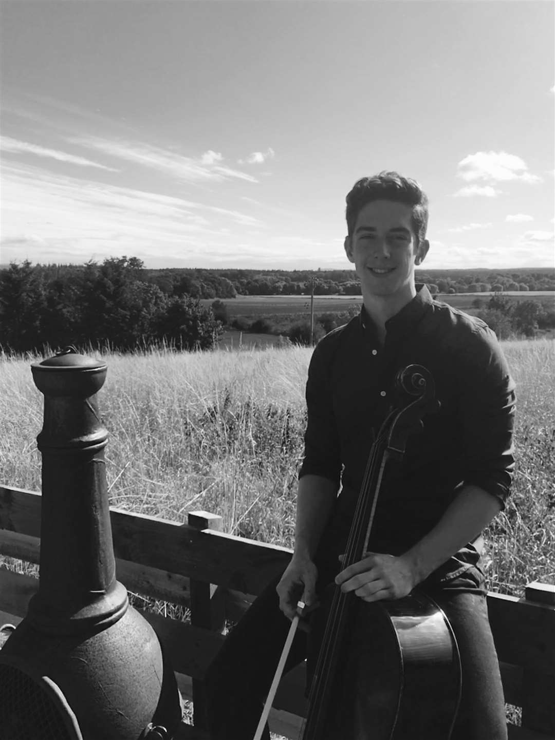 Cellist Oliver Clark wanted to showcase the musical talent in Moray.