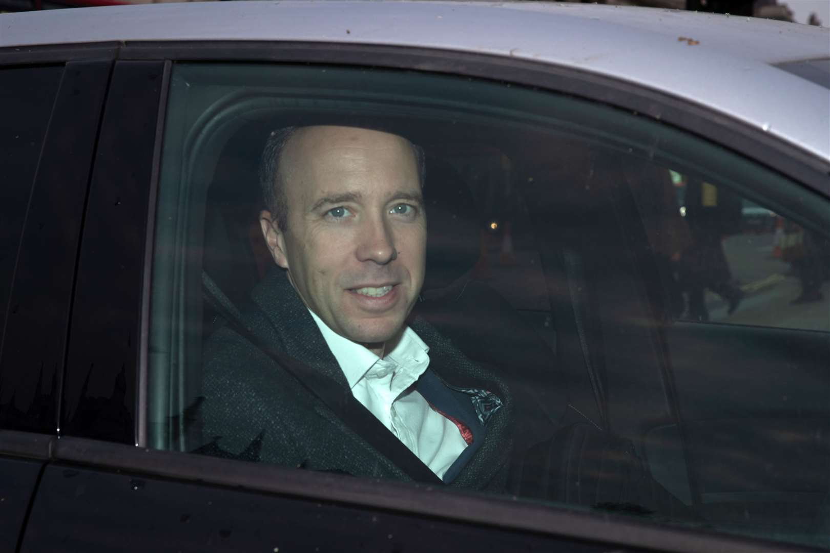 Matt Hancock returns to the Houses of Parliament in London, for first time since his I’m A Celebrity appearance (Lucy North/PA)