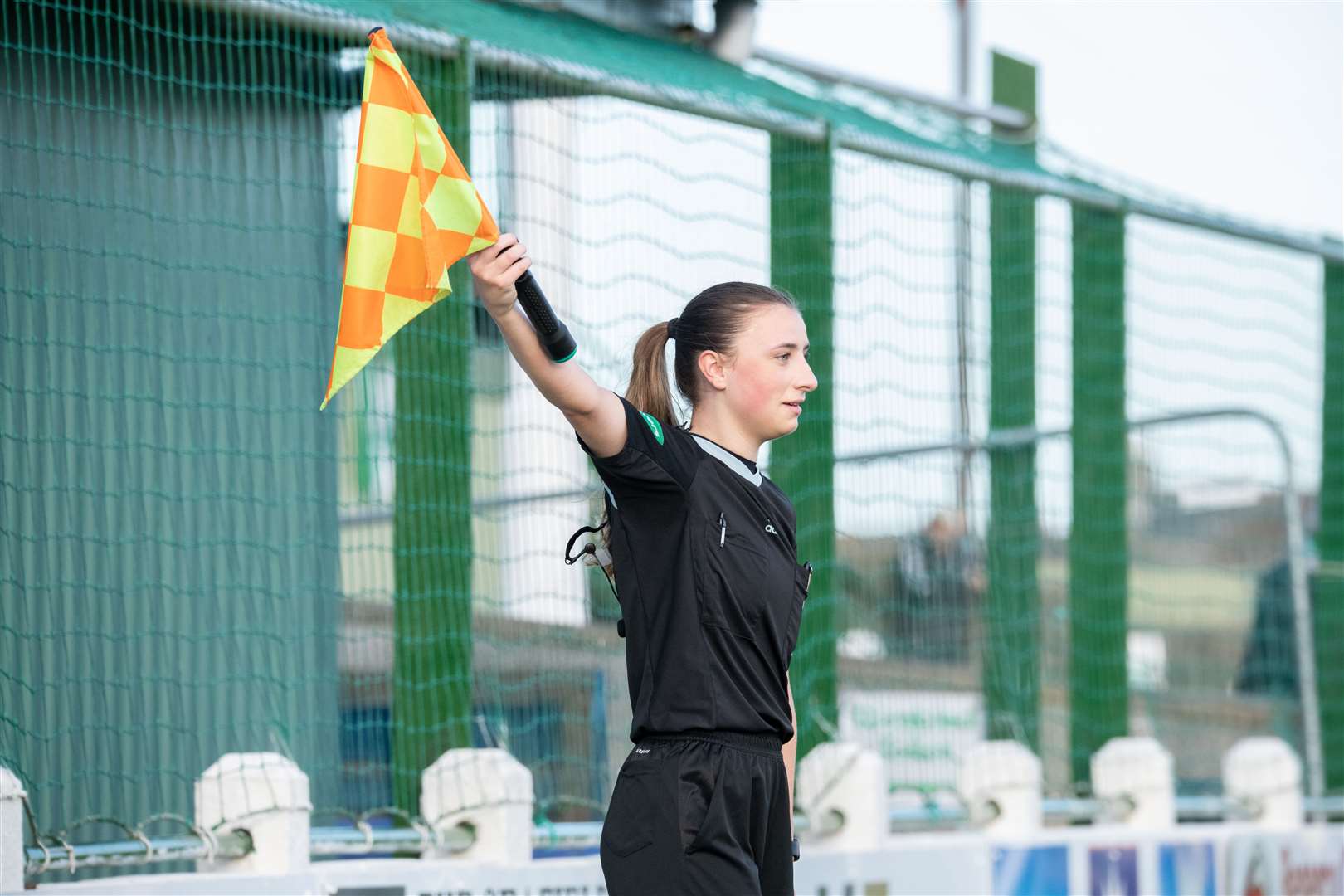 Assistant Referee Megan McKay. Picture: Daniel Forsyth