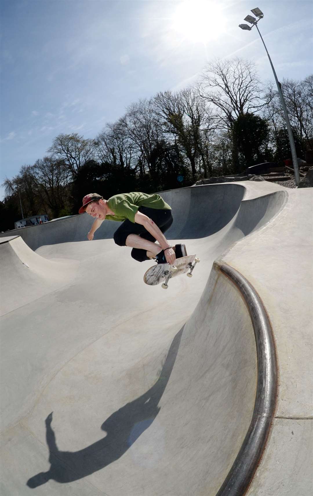 Alan Jones Associates helped open Inverness skate park.