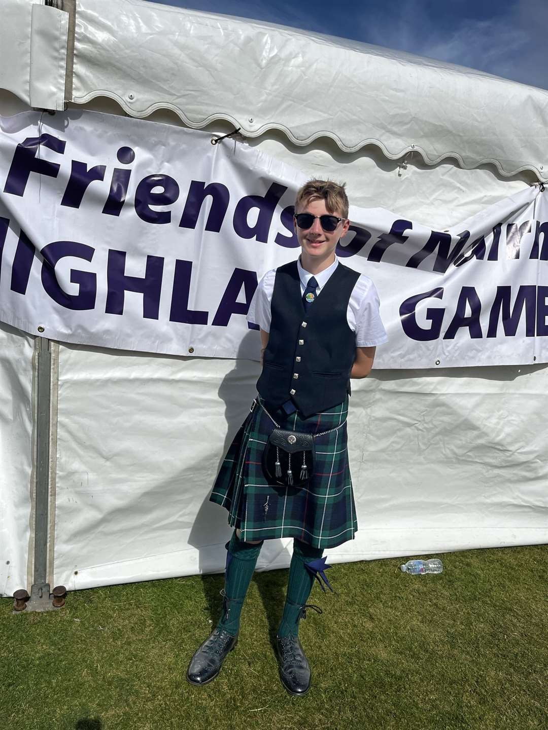 Charlie Holder (15) Nairn Highland Games.