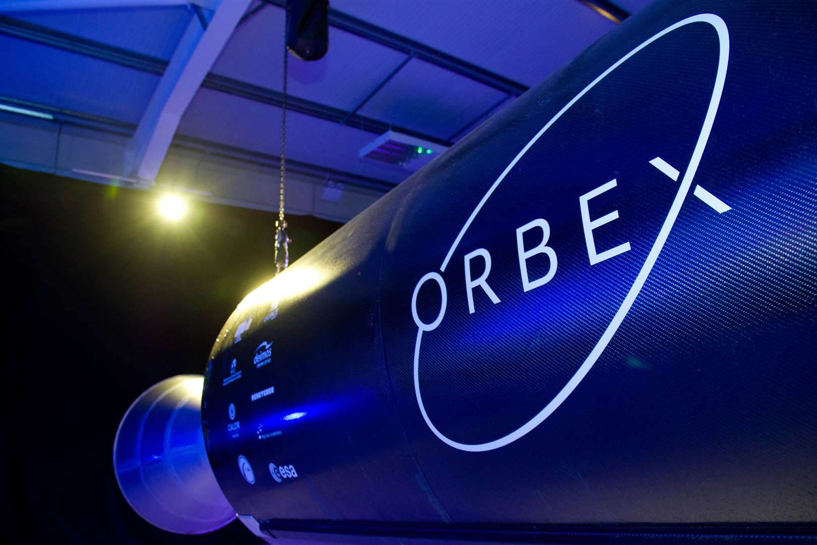 A 3D printed Orbex rocket. Picture: Daniel Forsyth.