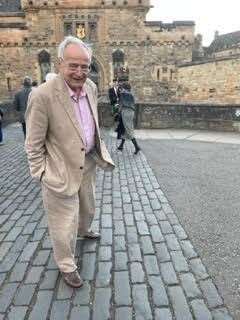 Managing director George Goudsmit at Edinburgh Castle.