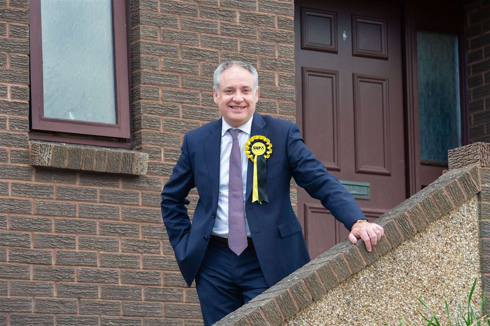 Richard Lochhead during last year's Scottish Election campaign. Picture: Daniel Forsyth.