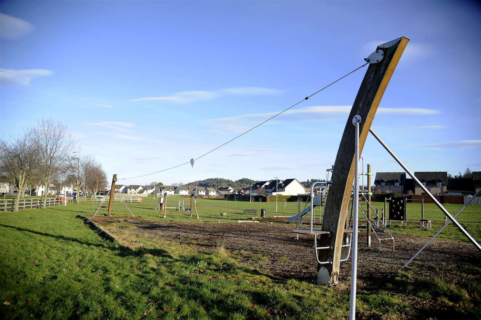 Mannachie Park's play area is to be upgraded.