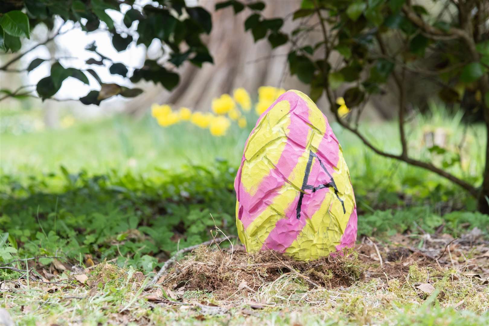 Easter egg hunt around the grounds of Brodie Castl. Picture: Beth Taylor
