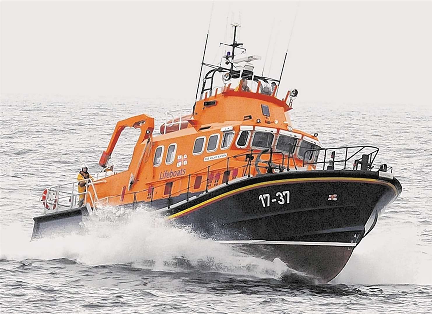 Buckie's Severn class lifeboat RNLI William Blannin.
