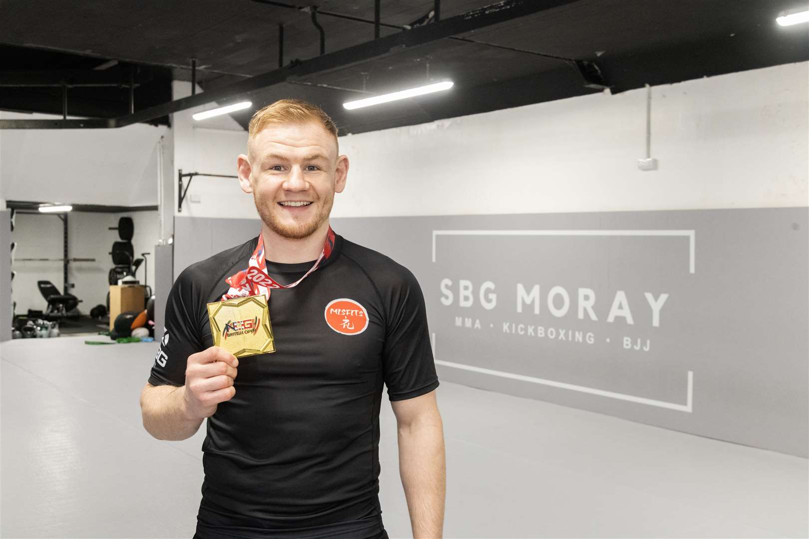 Kevin McAloon has recently won a gold medal at the British Open...SBG Moray, Elgin...Picture: Beth Taylor..