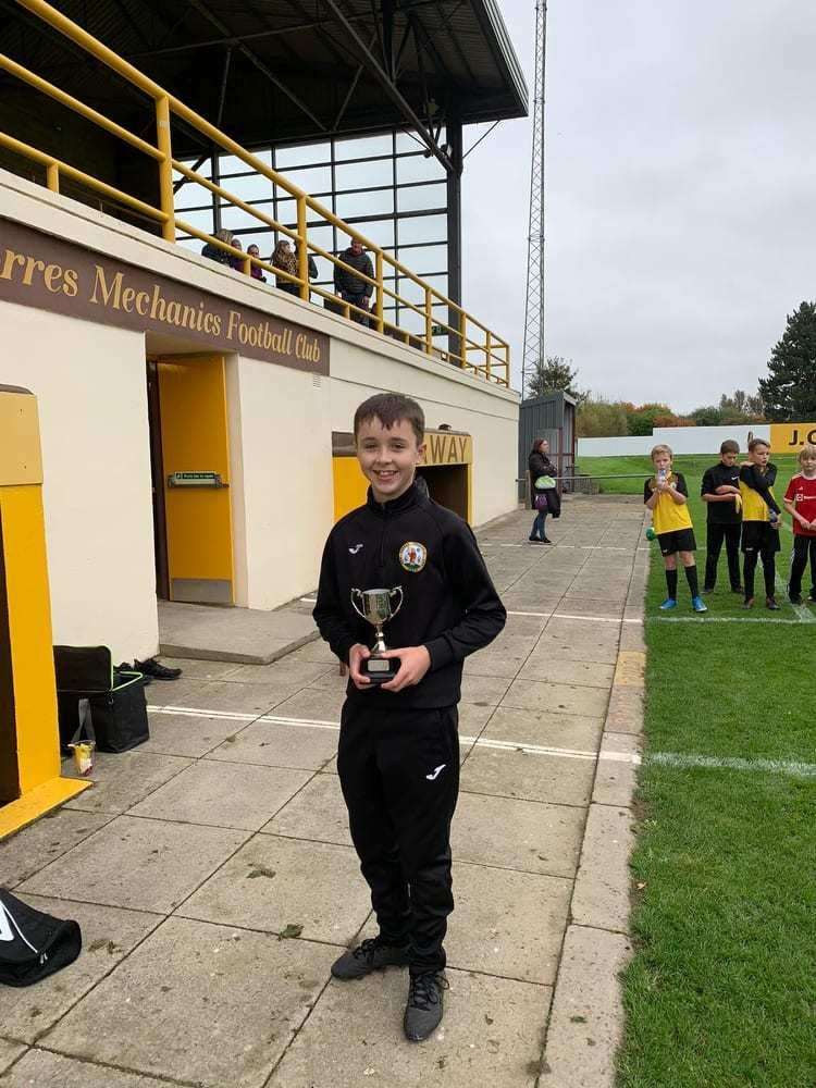 Under-13s players' player of the year 2019-20 and coaches' player of the year, Hayden Windsor.