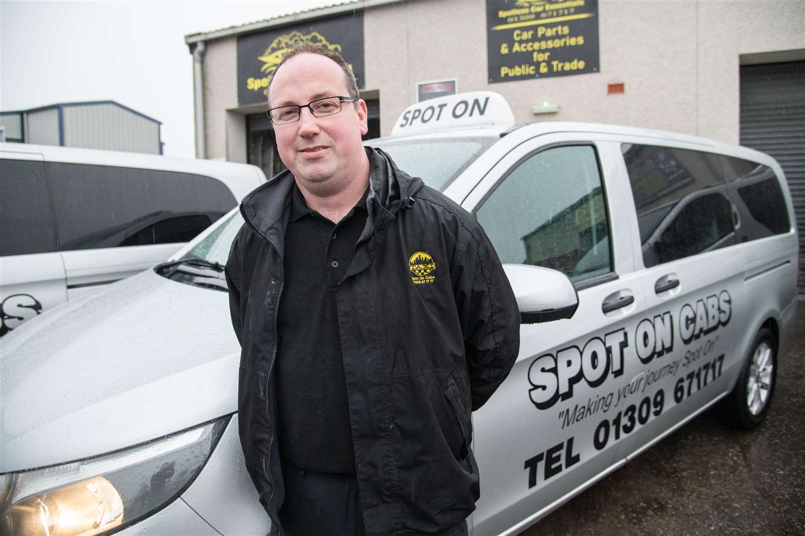 Spot On Cabs owner Stephen Duncan has been running the company for 10 years. Picture: Daniel Forsyth.