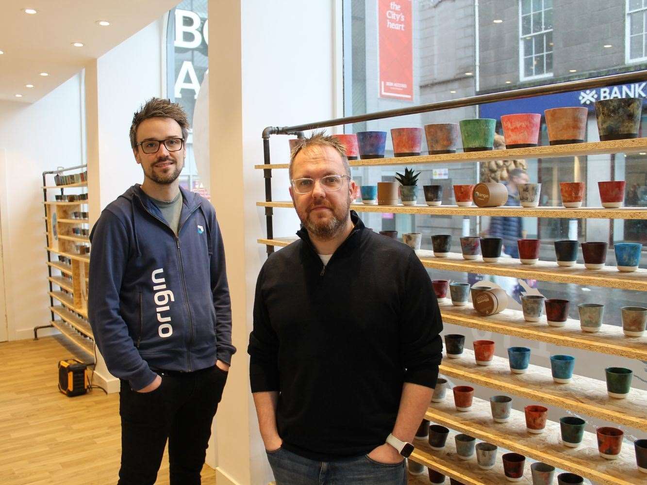 Origin directors and Gray’s designers Ben Durack (left) and Daniel Sutherland.