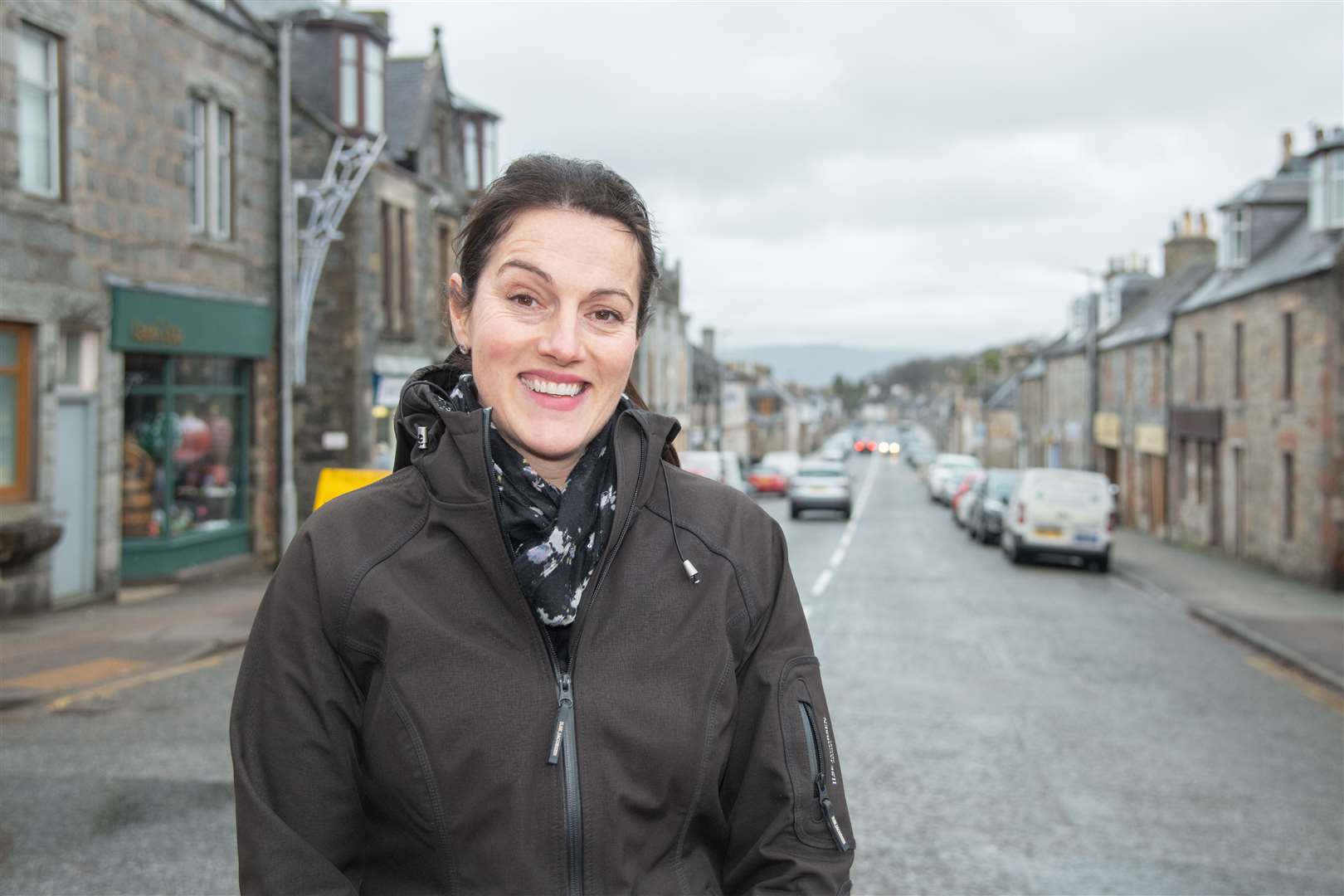 Moray Chamber's new town centres development manager Angharad (Anna) Rogers in Dufftown...Picture: Daniel Forsyth..