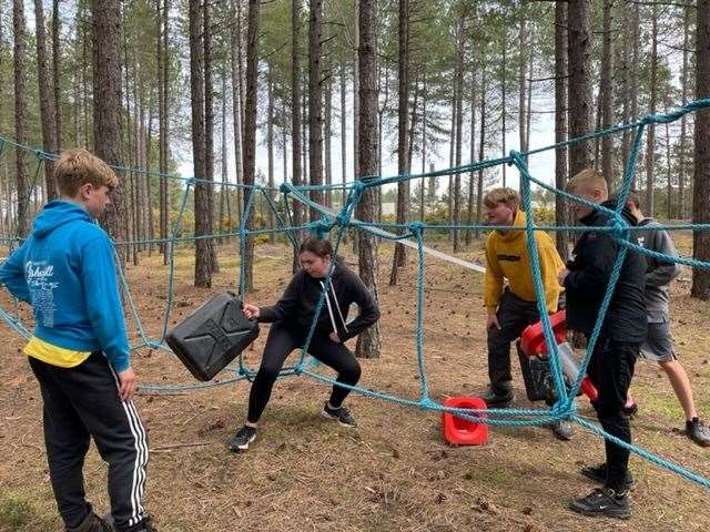 Pupils from Moray schools have been taking on various challenges throughout the week.