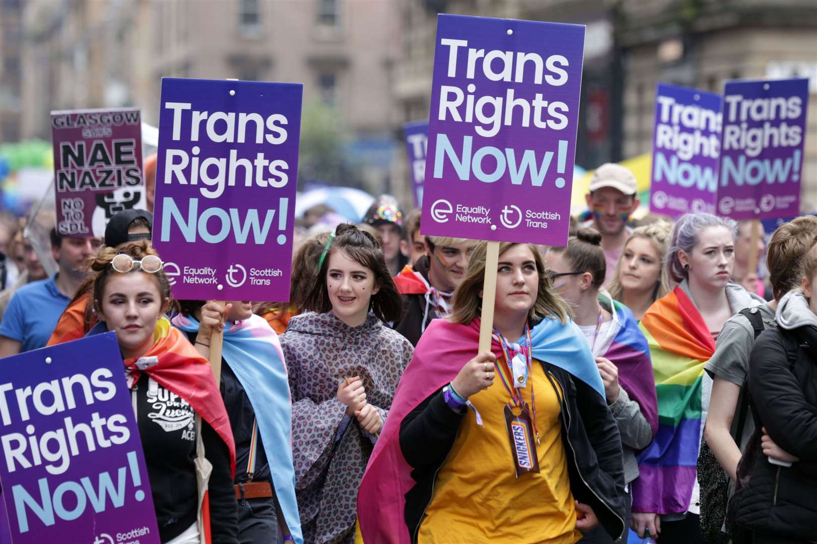LGBT groups have written to the Prime Minister urging him not to block Holyrood’s gender recognition legislation (David Cheskin/PA)