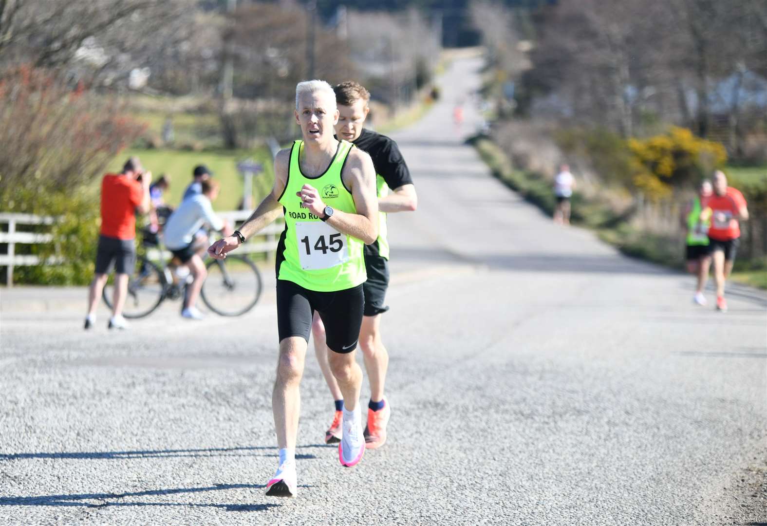 Stephen Carmichael was third in the M40 category. Picture: Becky Saunderson..