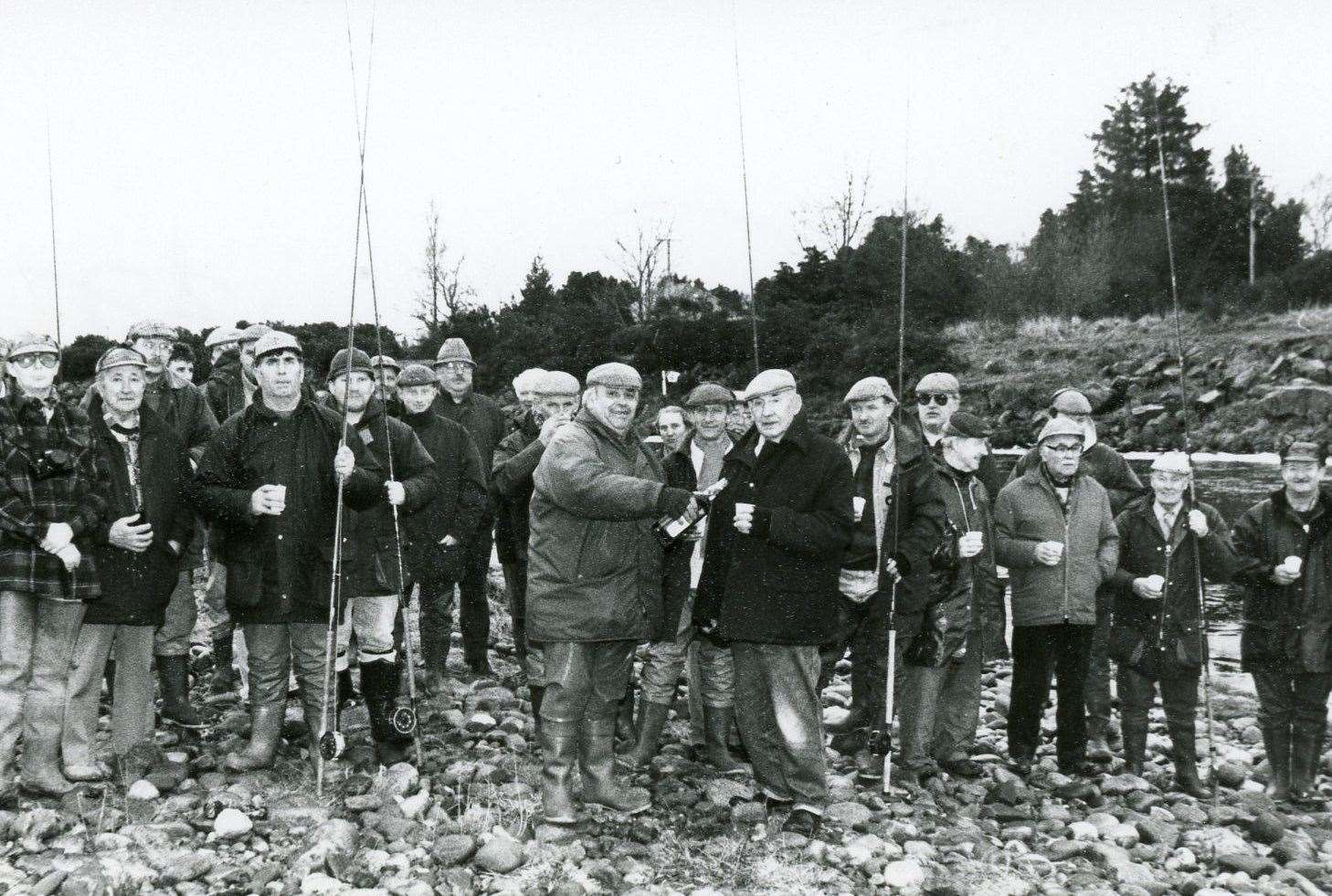 Forres Angling Association open the new season in February 1995.