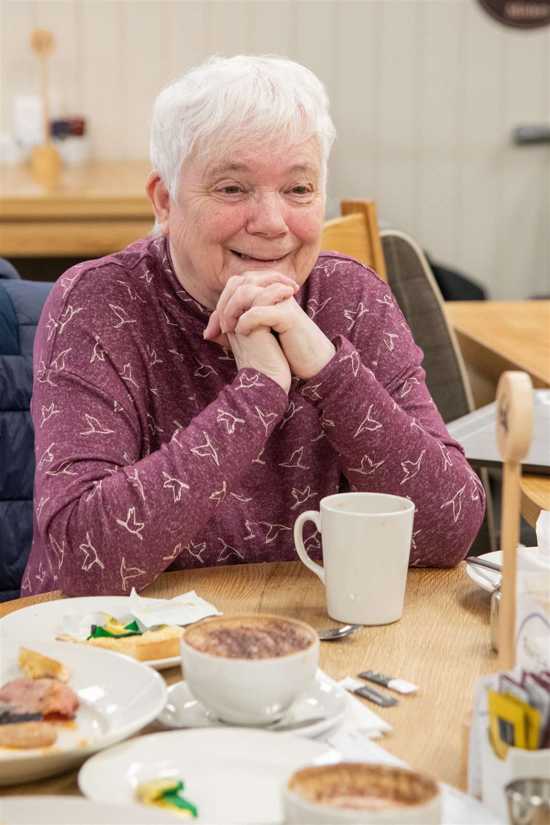 Judy Cowan...Launch of the Elgin & Lossiemouth Armed Forces Veterans Breakfast Club at Millers Cafe in Decora, Elgin...Picture: Daniel Forsyth..