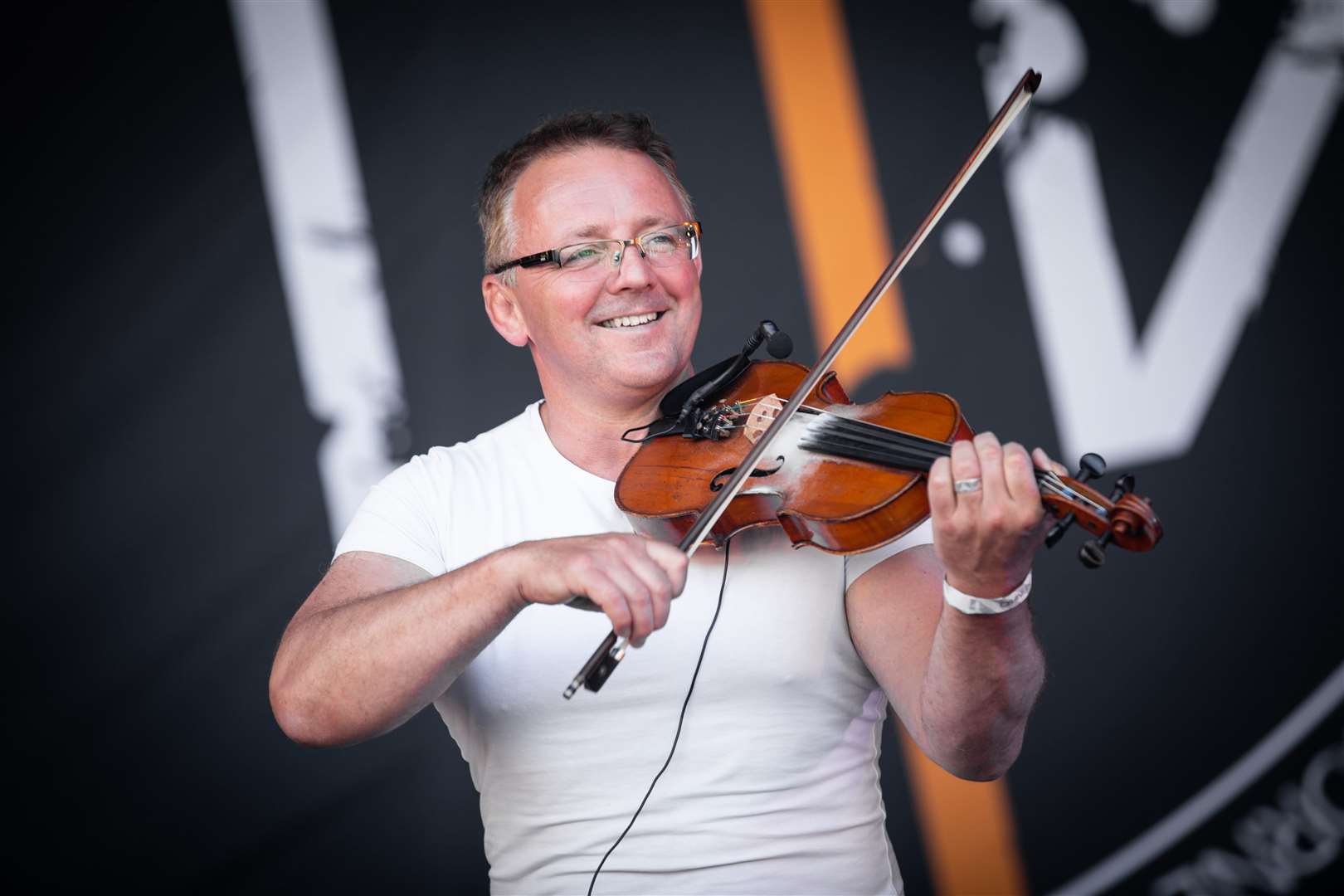 Violinist Bruce MacGregor.