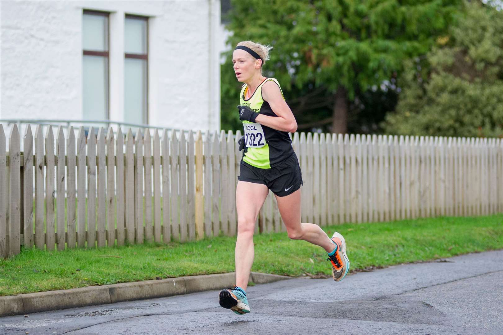 Moray Road Runners' Michelle Slater finished the race in a time of 39:04. Picture: Daniel Forsyth..