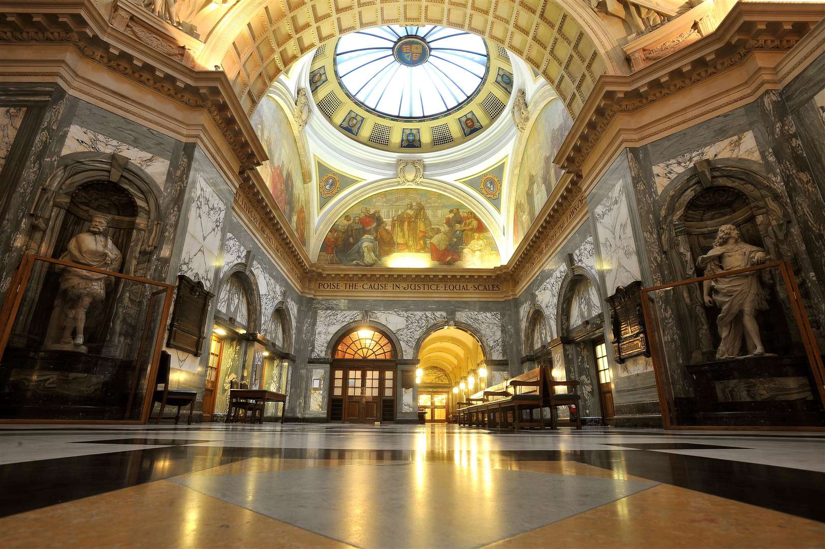 The Grand Hall of the Central Criminal Court also known as the Old Bailey, in central London (John Stillwell/PA)