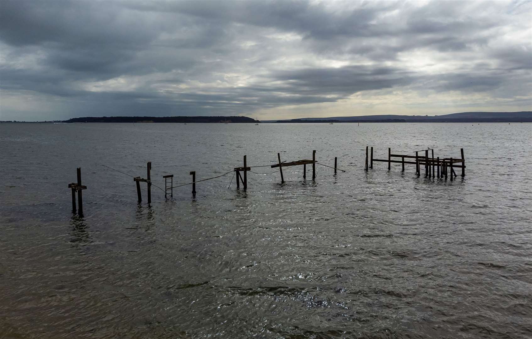 The Poole Harbour area, as seen from from Hamworthy Park beach (Ben Birchall/PA)