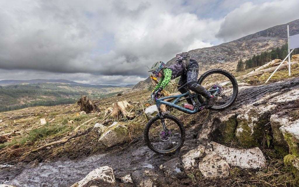 Izzy Blackman tackles the gruelling enduro course. Picture: JWDT photography