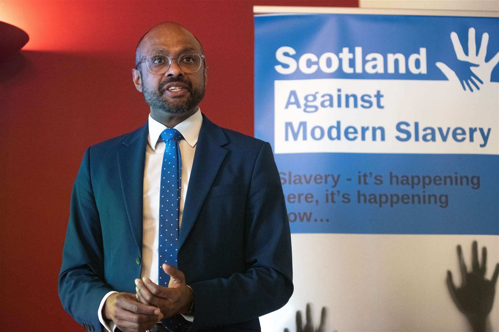 Shan Saba (Scotland Against Modern Slavery)...Scotland Against Modern Slavery hold an event, with Moray Chamber of Commerce, at Benromach Distillery, Forres. ..Picture: Daniel Forsyth..