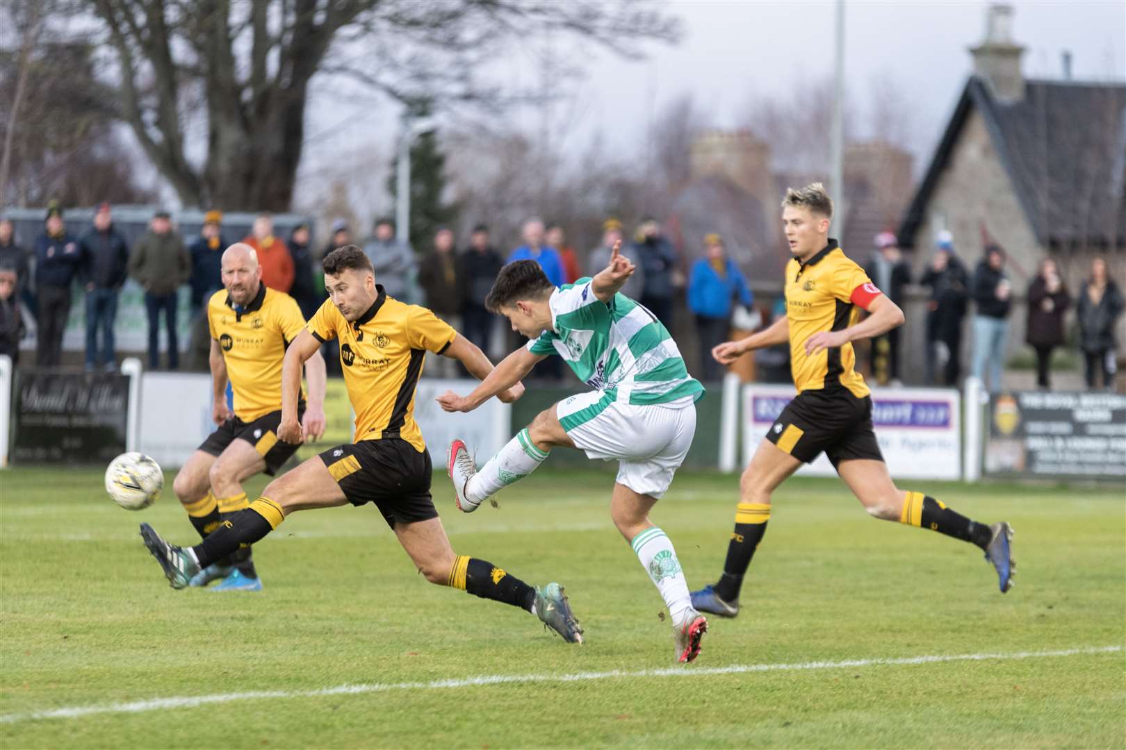 Buckie Thistle are firmly in the Highland League title hunt. Picture: Beth Taylor.