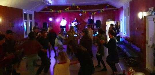 Around 50 people attended the ceilidh in Edinkillie Hall.