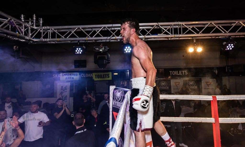 Andrew Smart celebrates with the crowd after his last victory. Picture: David Rothnie