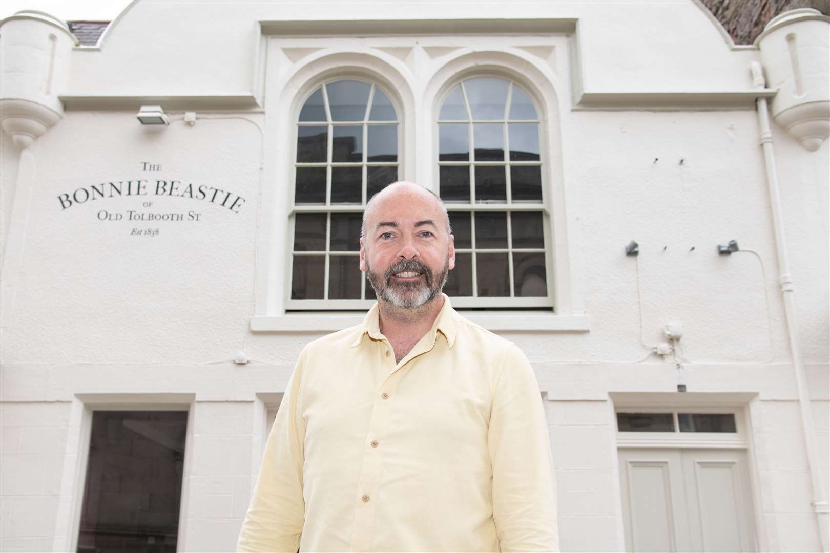 Owner Kevin Smith outside of the Bonnie Beastie. Picture: Daniel Forsyth