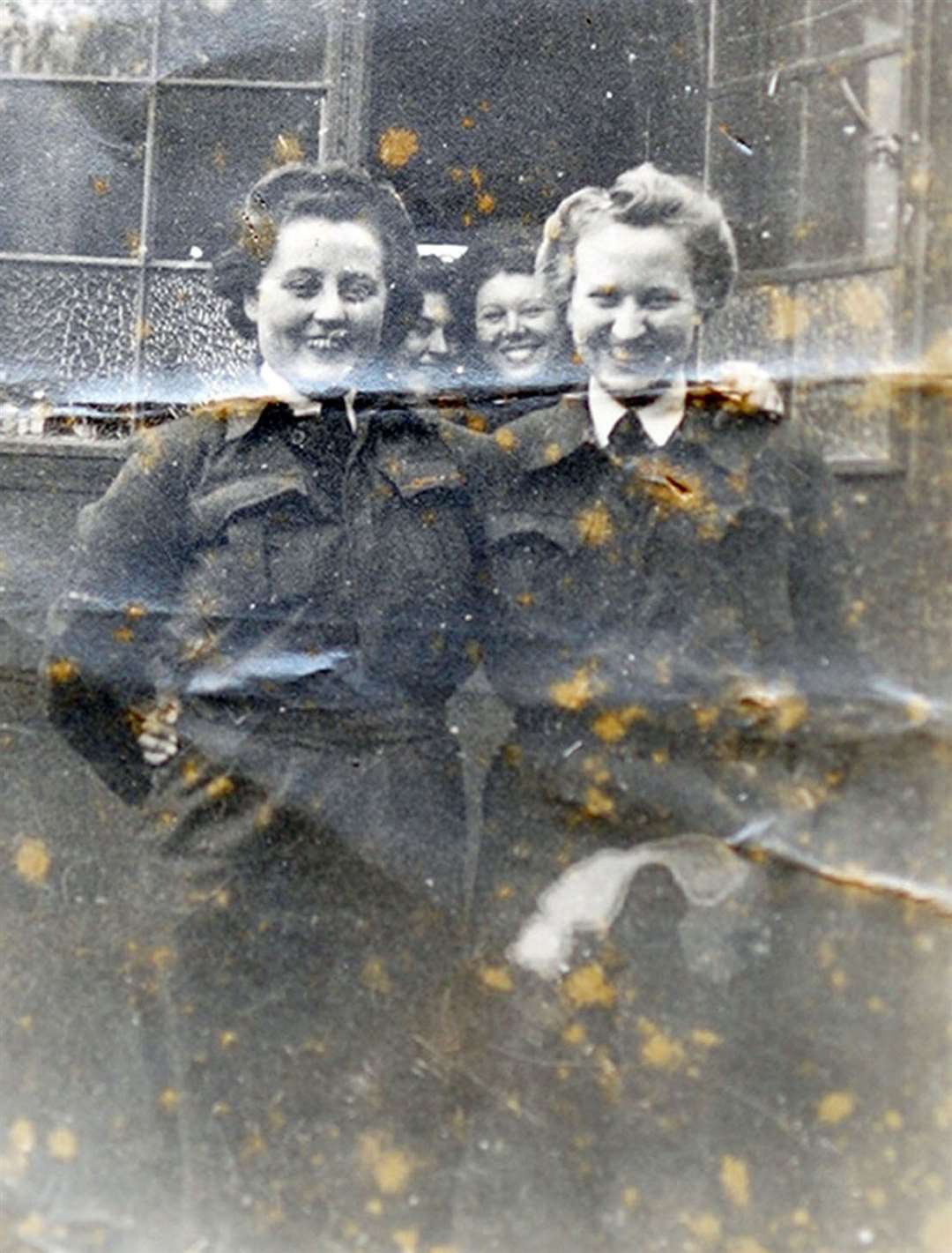 Peggy Terry (front right) while serving during the Second World War (Family handout/PA)