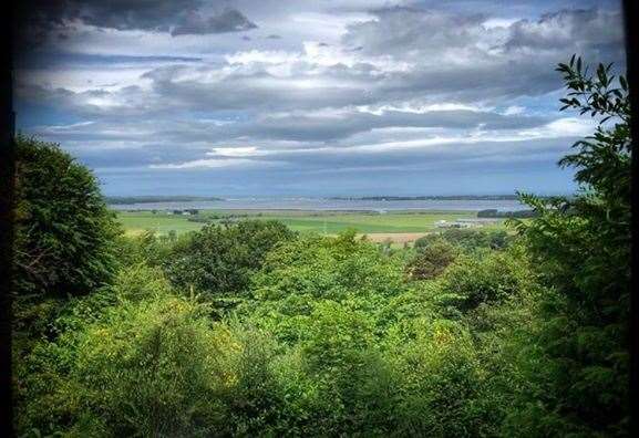 This is the view from the bottom of Nelson's Tower, Forres. Picture: Neil Macdonald