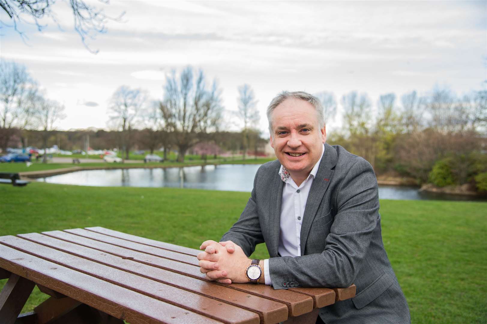 Richard Lochhead MSP has launched his Christmas card competition. Picture: Becky Saunderson