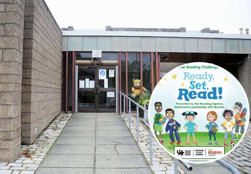 Forres Library where children can take part in the Summer Reading Challenge.