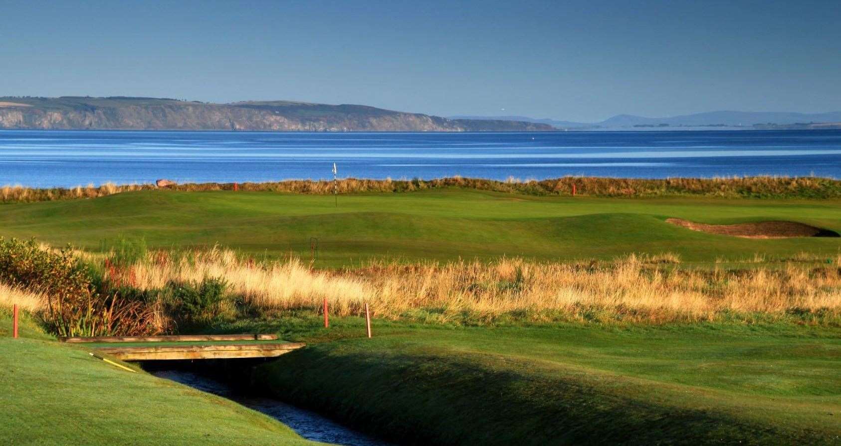 Links at Nairn Golf Club, one of two courses in the town with views of the Moray Firth.