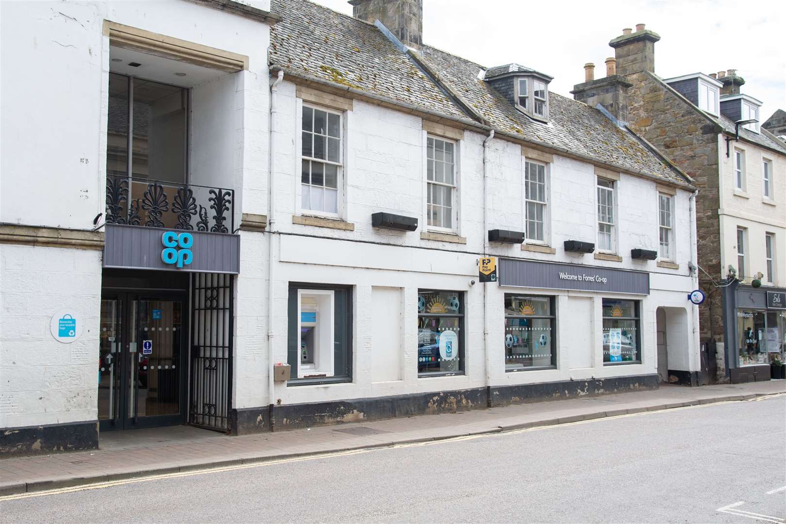 Forres Co-op on High Street. Picture: Daniel Forsyth.
