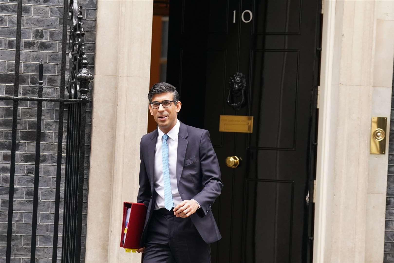 Downing Street declined to set out Prime Minister Rishi Sunak’s plans for the weekend (Stefan Rousseau/PA)