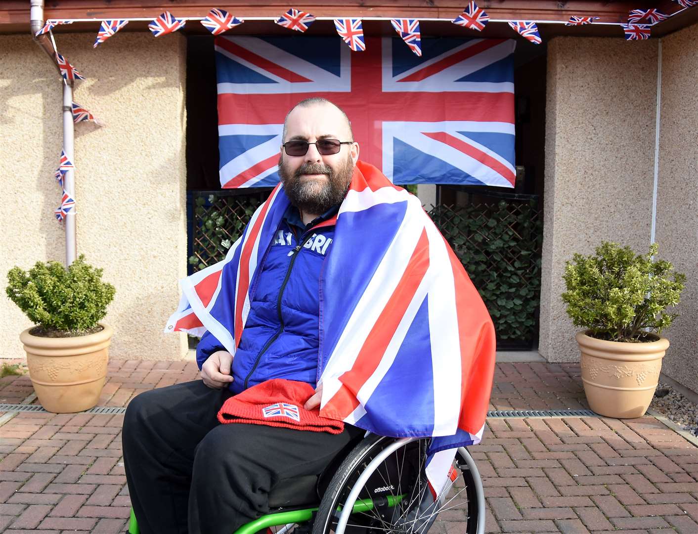Gregor Ewan before his trip to the Paralympics in South Korea two years ago.